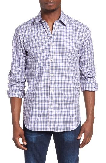 Men's Jeremy Argyle Fitted Grid Plaid Sport Shirt
