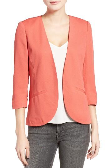 Women's Chelsea28 'easy' Crepe Blazer - Pink