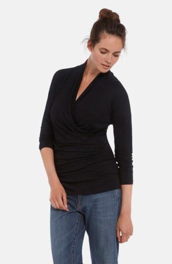 Women's Isabella Oliver 'avebury' Maternity/nursing Top - Black