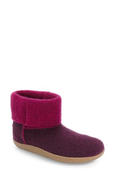 Women's Giesswein Bigelow Cuffed Water Repellent Slipper Eu - Purple