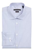 Men's John Varvatos Star Usa Slim Fit Stretch Stripe Dress Shirt .5 R - Blue