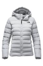 Women's The North Face W Hooded Stretch Down Jacket - Grey