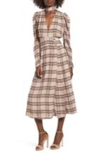 Women's Afrm Quinn Wrap Midi Dress - Grey