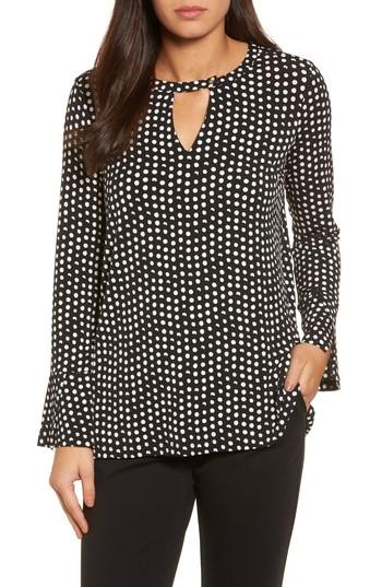 Women's Chaus Polka Dot Matte Jersey Top