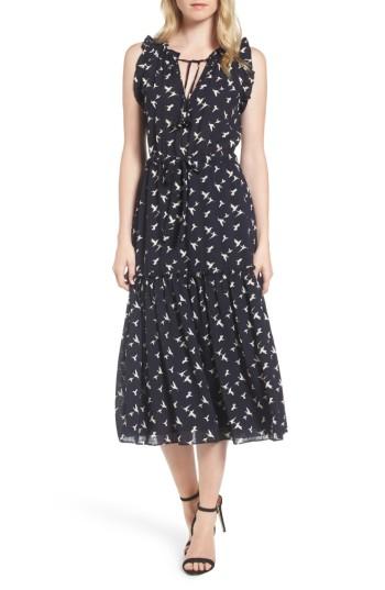 Women's Misa Los Angeles Martina Midi Dress - Blue