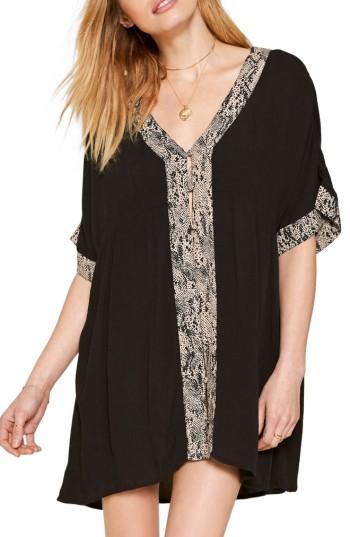 Women's Amuse Society Moe Shift Dress /small - Black