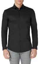 Men's Topman Muscle Fit Stretch Poplin Shirt