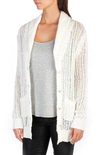 Women's Paige Aimee Cotton Cardigan - Ivory