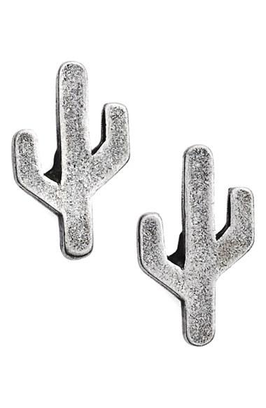 Junior Women's Cam Cactus Stud Earrings