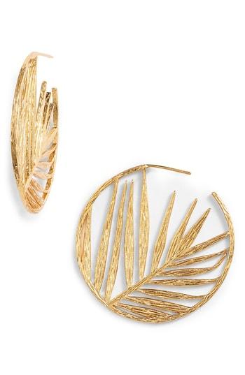 Women's Gorjana Palm Profile Hoop Earrings