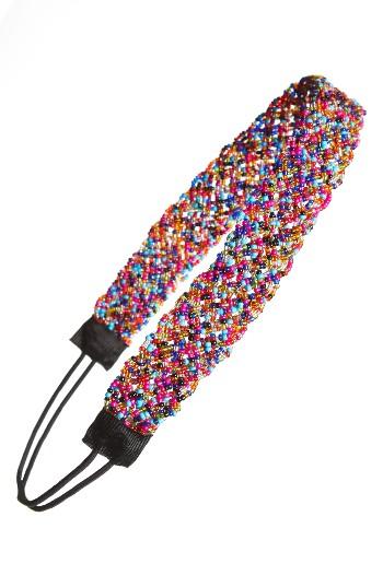 Tasha Beaded Head Wrap, Size - Pink