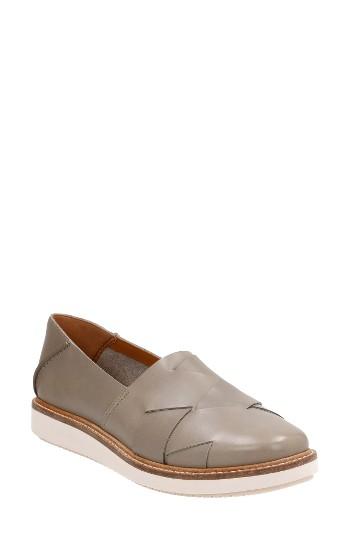 Women's Clarks Glick Harvest Woven Flat M - Green