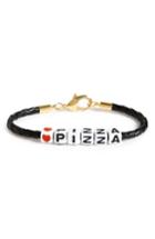 Women's Ryan Porter Love Pizza Braided Leather Bracelet