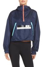 Women's Adidas Stellasport Glow Climalite Windbreaker - Blue