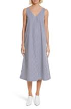 Women's Joseph Davey Candy Stripe Shift Dress Us / 34 Fr - Blue