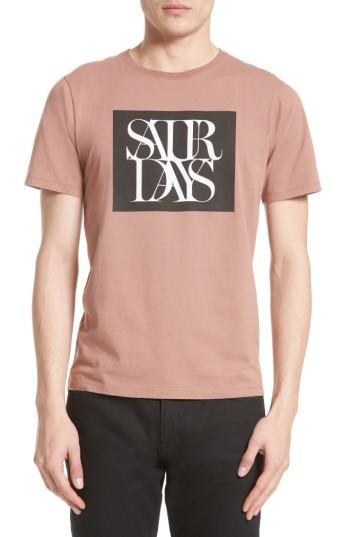 Men's Saturdays Nyc Overlap Logo Graphic T-shirt