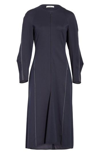 Women's Tibi Sculpted Stretch Twill Midi Dress