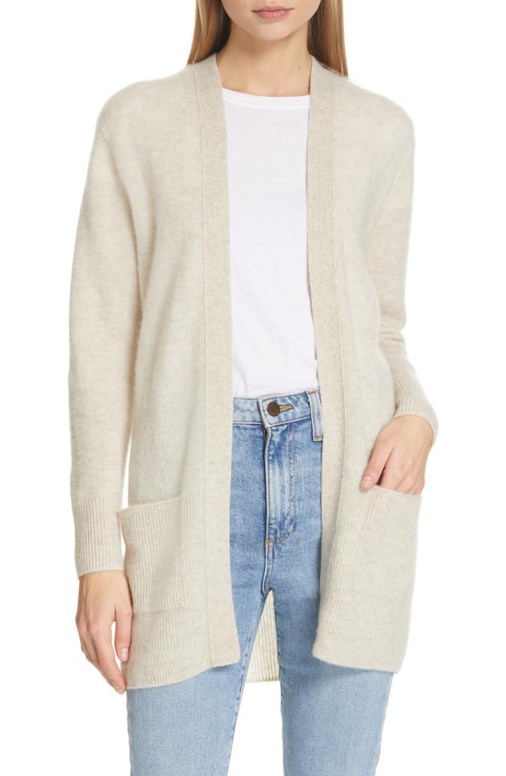 Women's Brochu Walker Maxine Open Front Cardigan - Beige