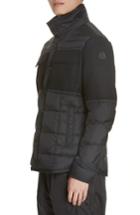 Men's Moncler Albi Giubboto Water Resistant Down Jacket - Black