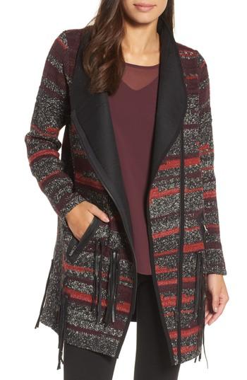 Women's Nic + Zoe Visionary Faux Leather Trim Jacket