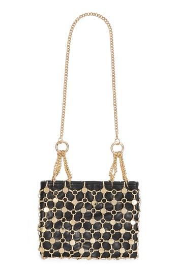 Topshop Multi Chain Shoulder Bag - Metallic