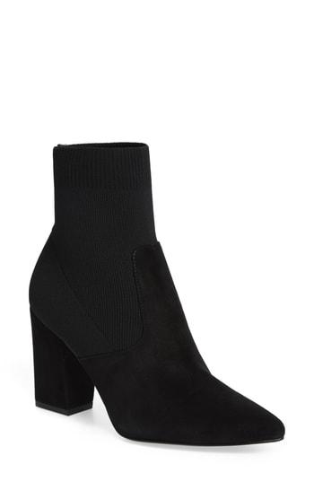 Women's Steve Madden Reece Sock Bootie M - Black