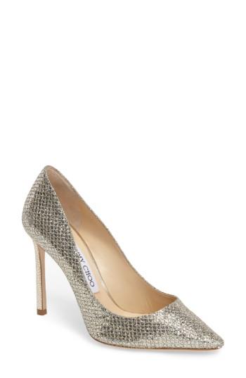 Women's Jimmy Choo Romy Pointy Toe Pump .5us / 36.5eu - Beige