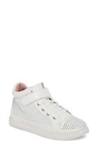 Women's Lauren Lorraine Charley Crystal Embellished High Top Sneaker M - White