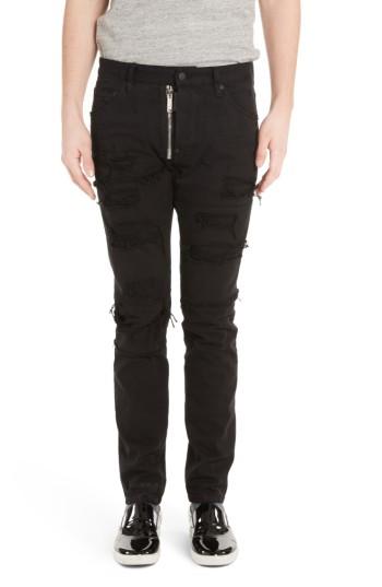 Men's Dsquared2 Ripped Washed Cool Guy Jeans Eu - Black