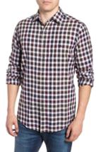 Men's Rodd & Gunn Harvest Ave Sports Fit Flannel Sport Shirt, Size - Red