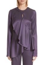 Women's Sandro Tie Neck Blouse