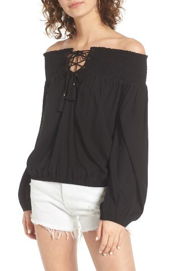 Women's Sun & Shadow Off The Shoulder Top