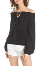 Women's Sun & Shadow Off The Shoulder Top
