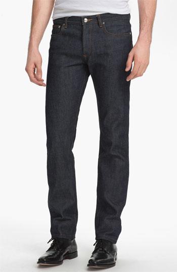 A.p.c. 'petit Standard' Slim Leg Selvedge Jeans (indigo)