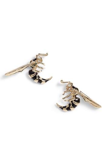 Women's Alexis Bittar Enameled Hornet Stud Earrings