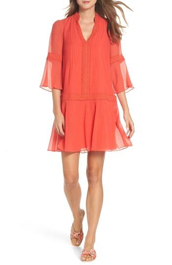 Women's Kobi Halperin Mala Crinkle Shift Dress - Red