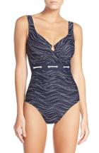 Women's Miraclesuit 'sonar Escape' Underwire Print One-piece Swimsuit