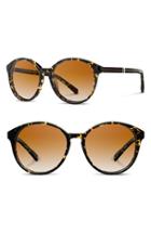 Women's Shwood 'bailey' 53mm Polarized Sunglasses - Speckle/ Ebony/ Brown Polar