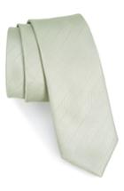 Men's The Tie Bar Herringbone Vow Silk Tie, Size - Green