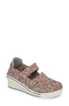 Women's Bernie Mev. Frontier Woven Mary Jane Wedge Us / 36eu - Pink