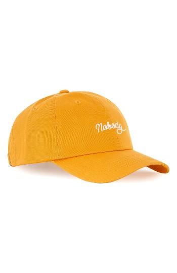 Men's Topman Nobody Adjustable Ball Cap -