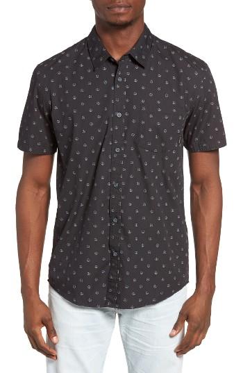 Men's Quiksilver Peace Logo Print Sport Shirt