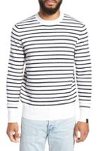 Men's Rag & Bone Sam Slim Fit Stripe Sweater - Ivory