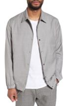 Men's Eleventy Storm System Wool Coach Jacket - Grey