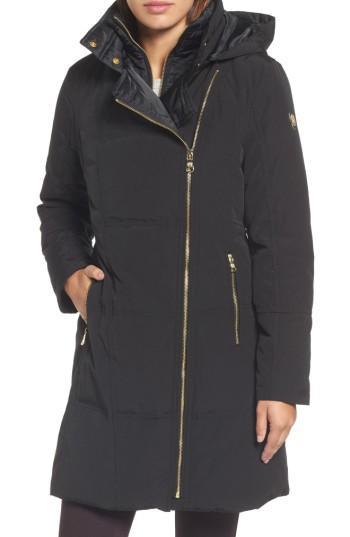 Women's Vince Camuto Down & Feather Fill Coat - Black