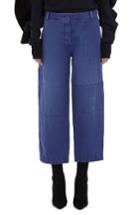 Women's Burberry Crop Workwear Pants