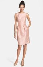 Women's Alfred Sung Boatneck Sheath Dress - Pink