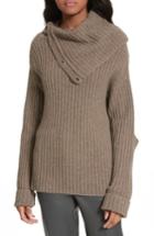Women's Joseph High-neck Military Sweater