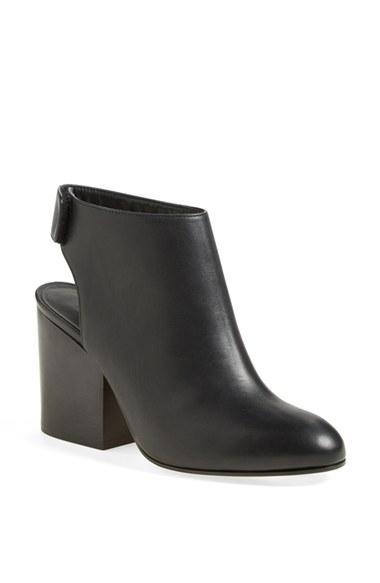 Vince 'ingrid' Leather Slingback Bootie Womens