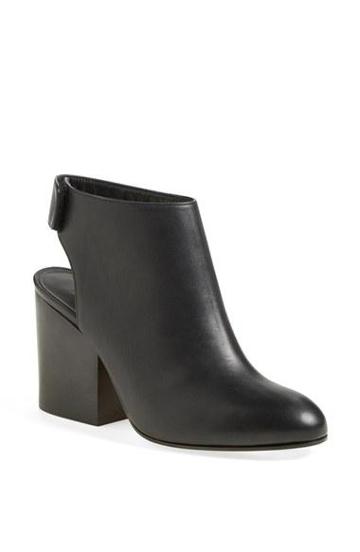 Vince 'ingrid' Leather Slingback Bootie Womens